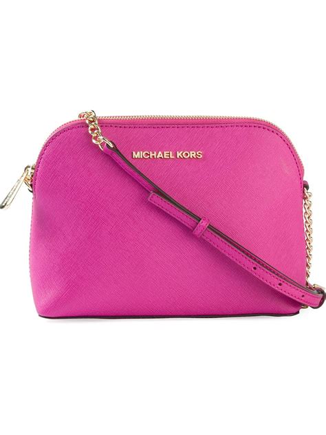 michael kors cindy crossbody pink|Michael Kors hot pink handbags.